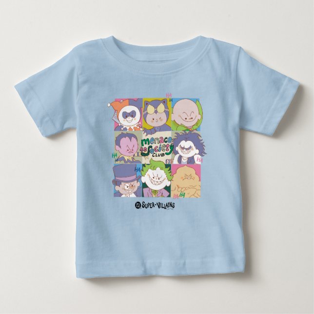 DC Super-Schurken-Bedrohung der Gesellschaft Club- Baby T-shirt (Vorderseite)