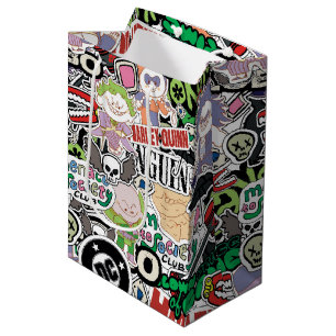 DC-Super-Schurken-Cartoon-Muster Mittlere Geschenktüte