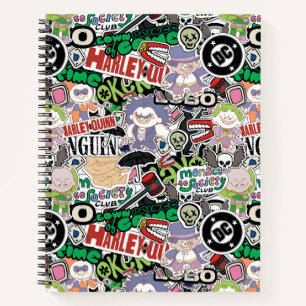 DC-Super-Schurken-Cartoon-Muster Notizbuch