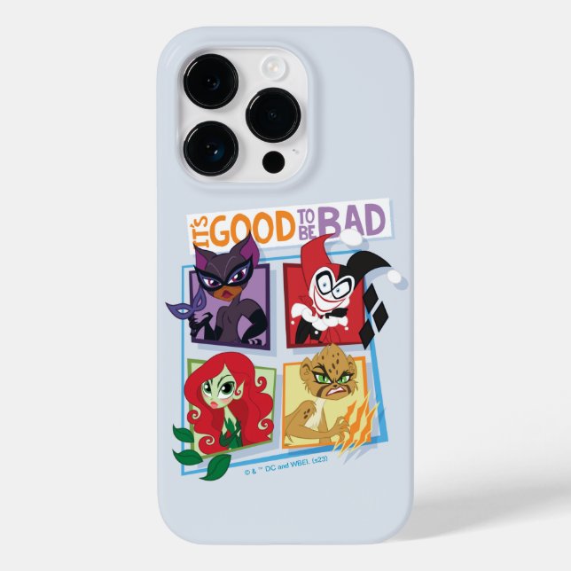 DC Super Villain Girls Es ist gut, schlecht zu sei Case-Mate iPhone Hülle (Rückseite)