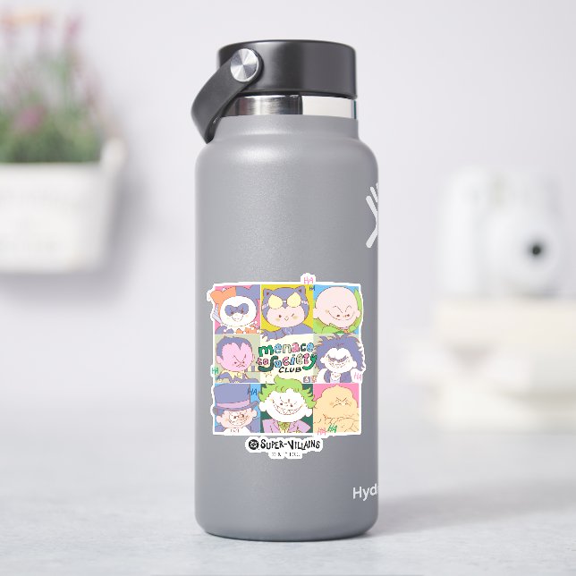 DC Super-Villain Menace To Society Club Graphic Aufkleber (HydroFlask)