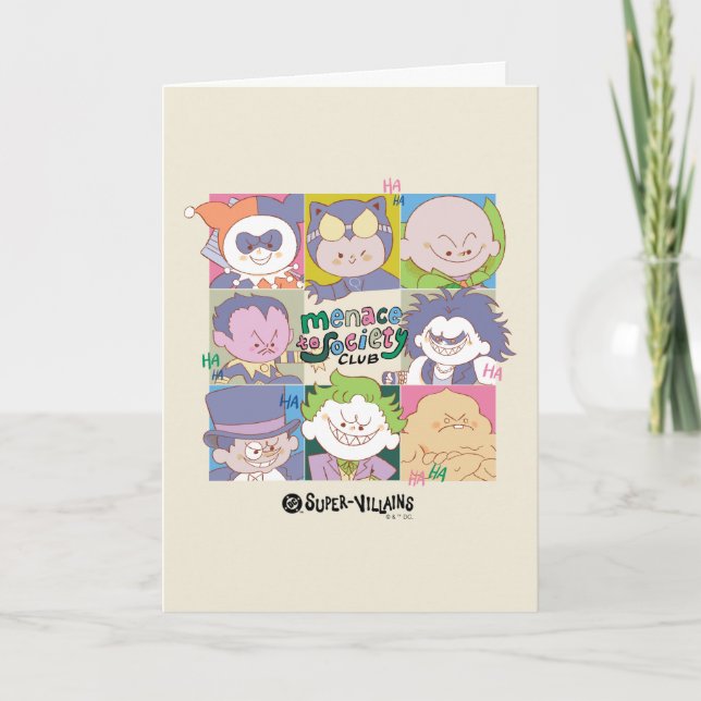 DC Super-Villain Menace To Society Club Graphic Karte (Vorderseite)
