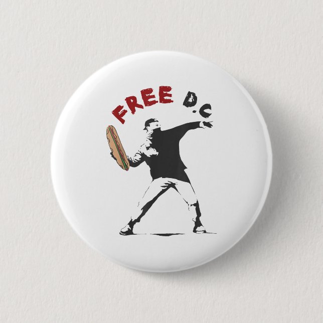 Dc The Sandwich Typ Free Dc Washington Dc Sandwich Button (Vorderseite)