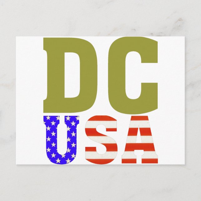 DC USA! POSTKARTE (Vorderseite)