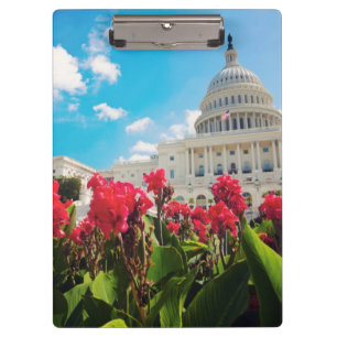 DC USA-, Washington, Hauptstadts-Gebäude Klemmbrett