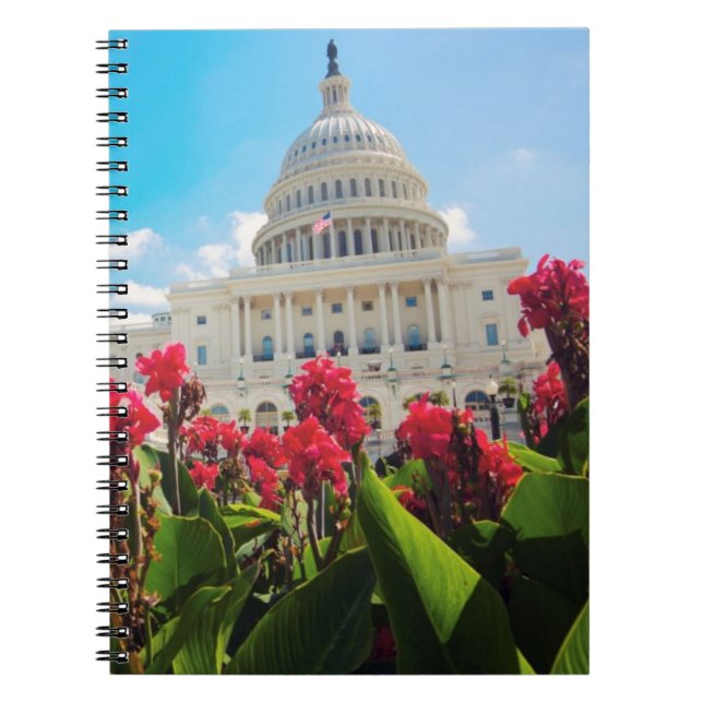 DC USA-, Washington, Hauptstadts-Gebäude Notizblock (Vorderseite)
