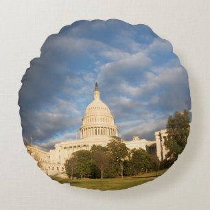 DC USA-, Washington, Hauptstadts-Gebäude Rundes Kissen