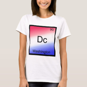 Dc - Washington, Chemie-Elementsymbol T-Shirt