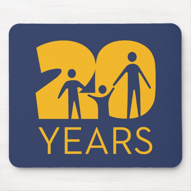 DCF 20-Jahres-Jubiläum  Mousepad (Vorne)
