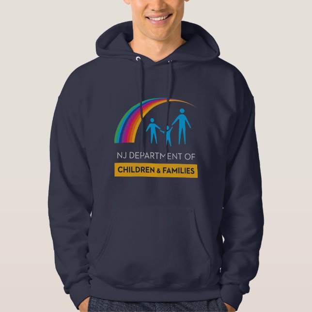 DCF Pride Rainbow Logo Hoodie (Vorderseite)