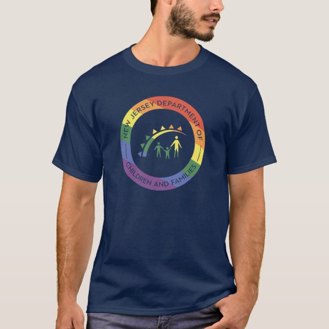 DCF Pride Rainbow Siegel T - Shirt (Vorderseite)