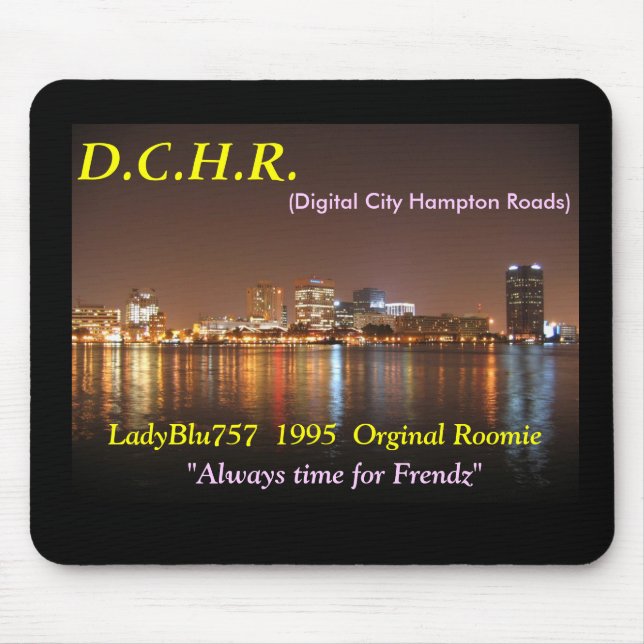 DCHR LadyBlu mousepad (Vorne)