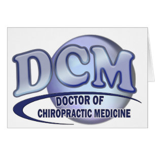DCM DOKTOR CHIROPRACTIC MEDICINE BLUE LOGO