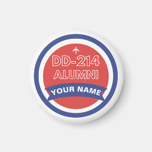 DD-214 Alumni Personalisierte Luftwaffenruhestand Magnet