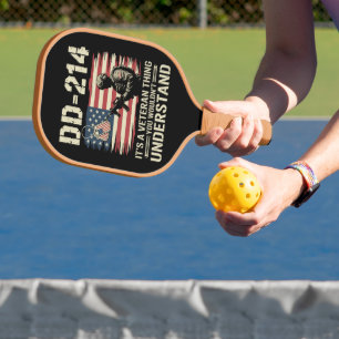 DD-214 Es ist eine Veteranen-Sache, die du nicht v Pickleball Schläger