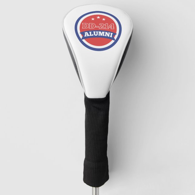 DD-214 Militärruhestand der Alumni-Armee Golf Headcover (Vorderseite)