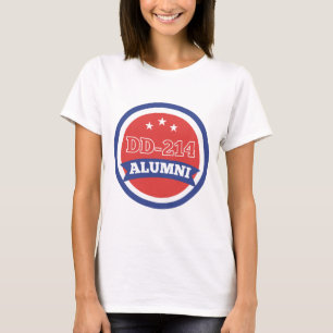 DD-214 Militärruhestand der Alumni-Armee T-Shirt