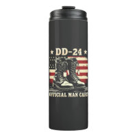 DD 24 Offiziell Man Card American Veteran Day Flag