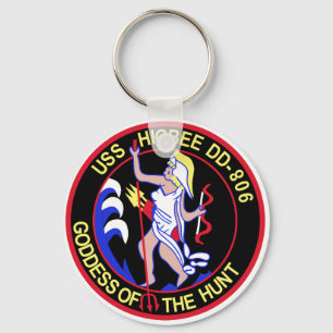 DD-806 USS HIGBEE Zerstörer-Schiffs-Militär Schlüsselanhänger