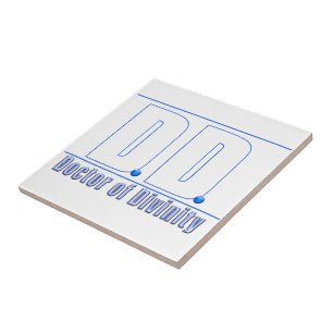 DD Doktor der Göttlichkeit Akronym LOGO Fliese