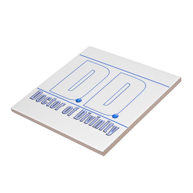 DD Doktor der Göttlichkeit Akronym LOGO Fliese (Seite)