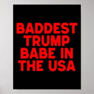 Ddest Trump sei in der USA-Bekleidung Poster