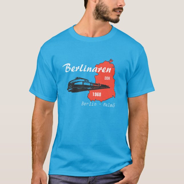 DDR Design Berlinaren Deutsche Reichsbahn T-Shirt (Vorderseite)
