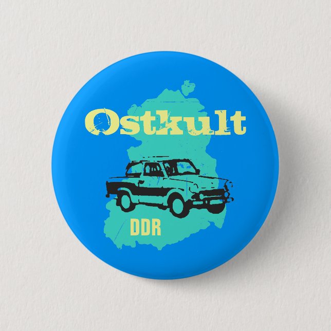 DDR Design Trabbi Button (Vorderseite)