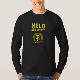 DDR Frau Sachsen Anhalt Moped East Hero of W T-Shirt