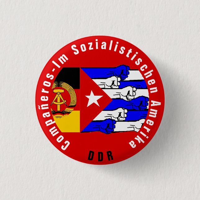 DDR-KUBA BUTTON (Vorderseite)