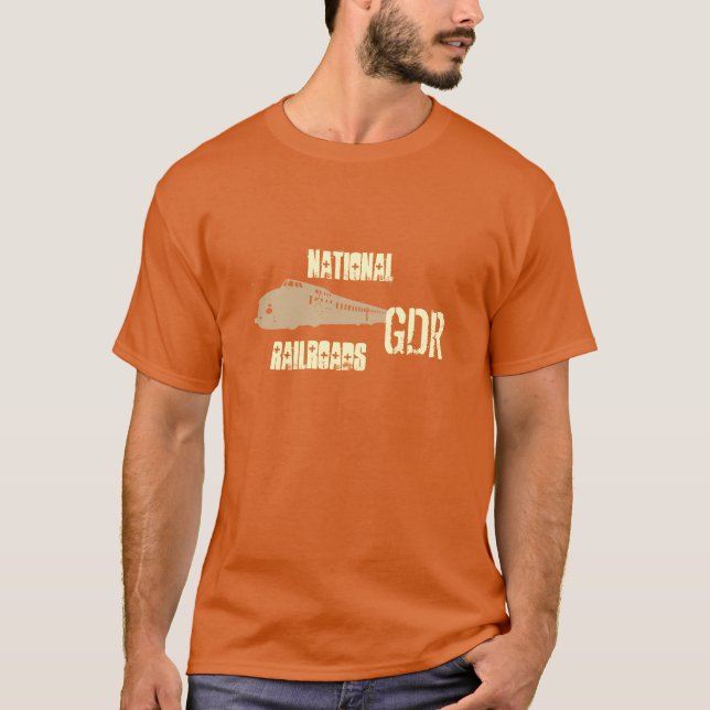 DDR Reichsbahndesign T-Shirt (Vorderseite)