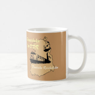 DDR Werbedesign Deutsche Reichsbahn Tasse