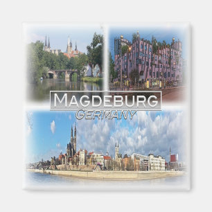 DE0106 Europa, Deutschland, Magdeburg, Kühlschrank Magnet