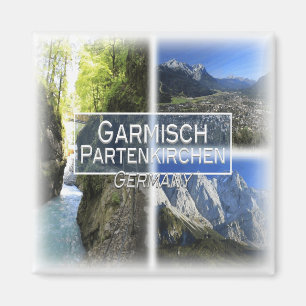 DE0110 Europe, Garmisch-Partenkirchen, Kühlschrank Magnet