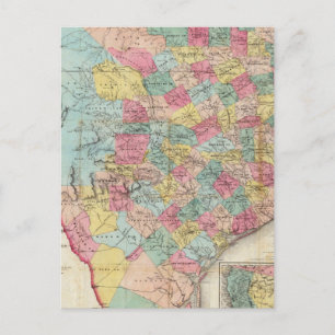 De Cordovas Karte von Texas