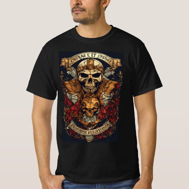 de courant et combattant dessing-Unyielding tshir T-Shirt (Vorderseite)