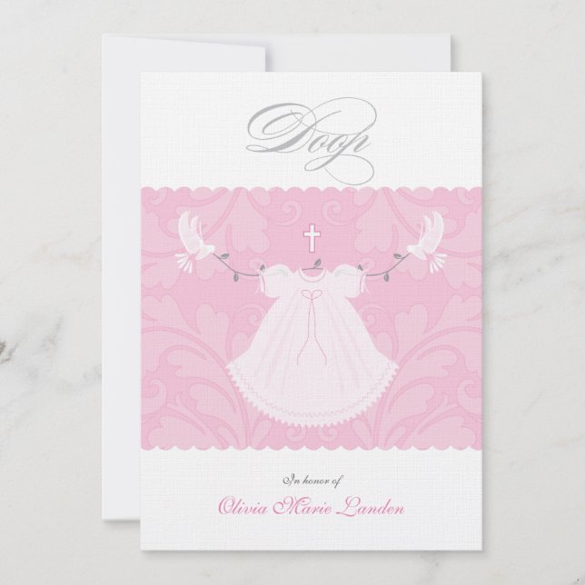 De elegante Uitnodiging van het Doopsel van het Me Einladung (Vorderseite)