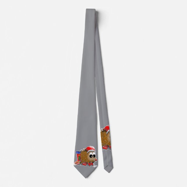 DE/GB Krawatte Igel/ Tie hedgehog (Vorderseite)