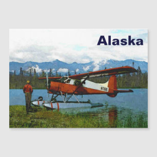 De Havilland Beaver Floatplane - Alaska Magnetkarte