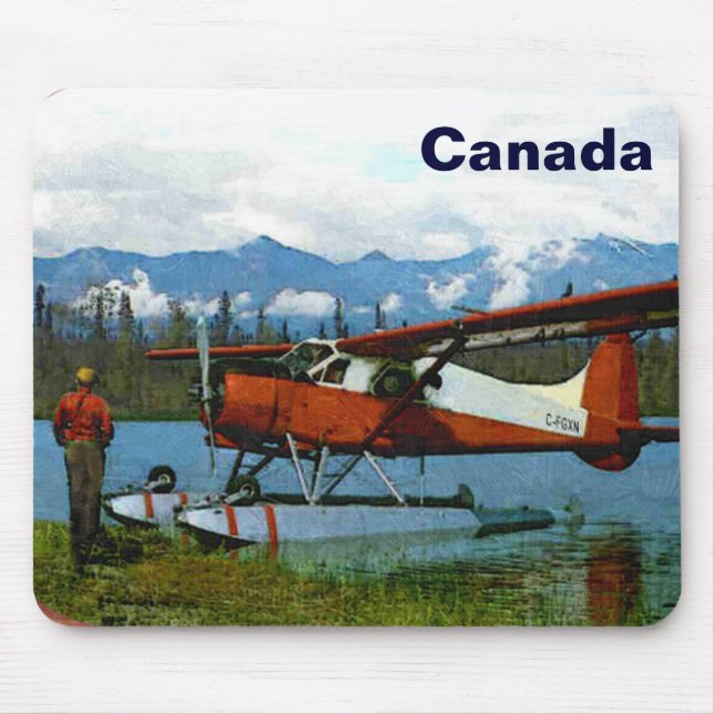 De Havilland Beaver Floatplane Mousepad (Vorne)