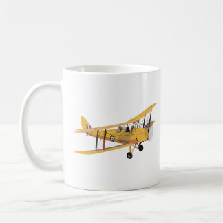 de Havilland DH.82 Tiger Moth British WW2 Airplane Kaffeetasse