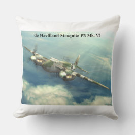 de Havilland Mosquito FB Mk. VI Throw Kissen