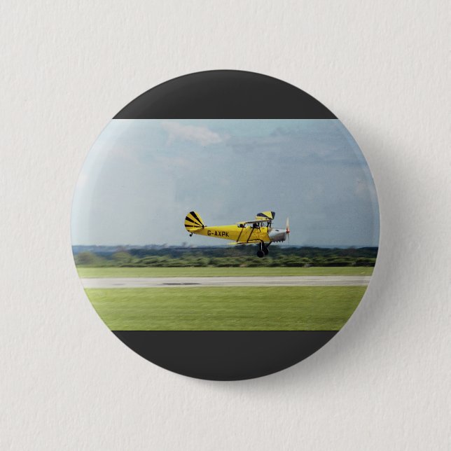De Havilland-Tiger-Motte Button (Vorderseite)