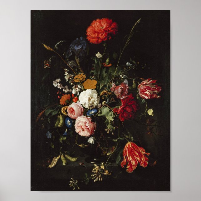 de Heem Blume Vase Painting Poster (Vorne)