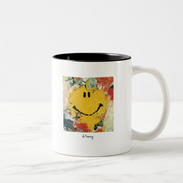 de kooning Happy face Tasse (Rechts)
