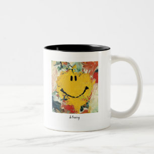 de kooning Happy face Tasse