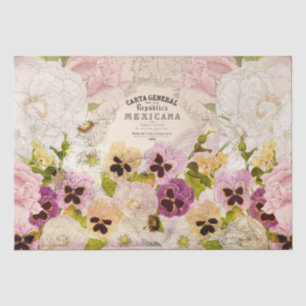 De La Republica Mexicana Decoupage Seidenpapier