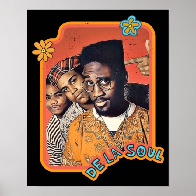 De La Soul American Hip Hop Band Poster (Vorne)