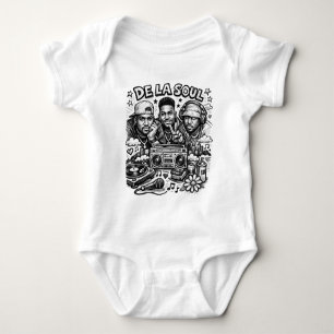 De La Soul Hip Hop Tribut Vintage Streetwear  Baby Strampler