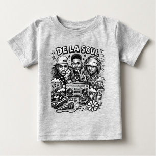 De La Soul Hip Hop Tribut Vintage Streetwear  Baby T-shirt